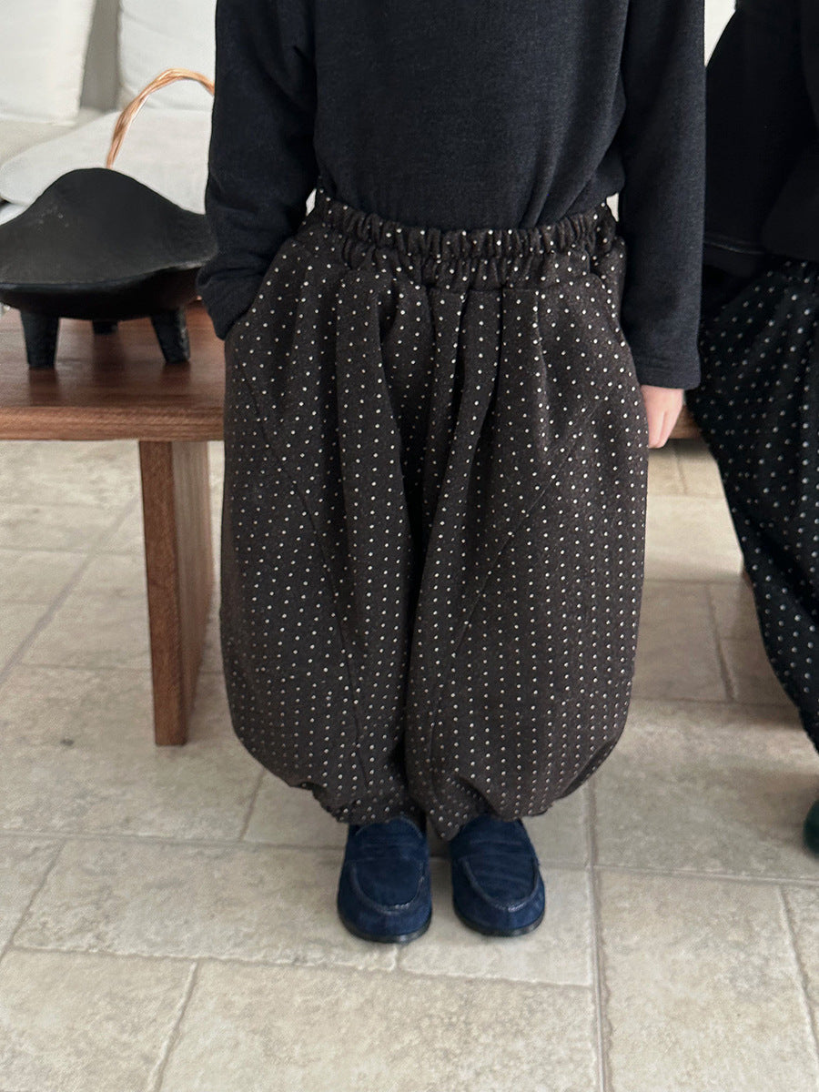 ドット裏ボアバルーンパンツ