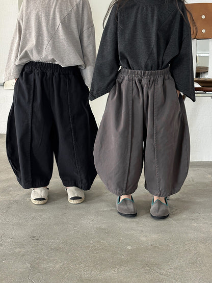 コットンセンタープリーツパンツ