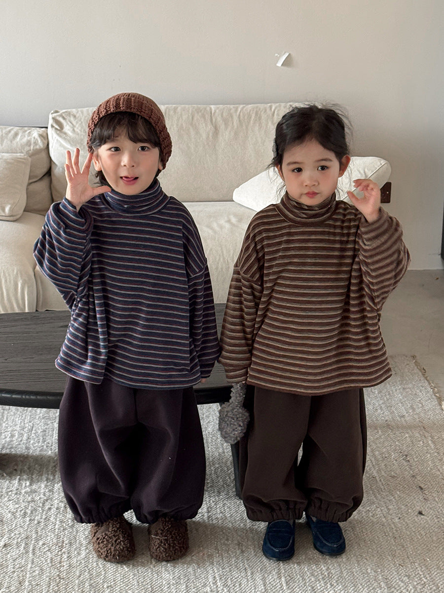 カシミア風ボーダートップス