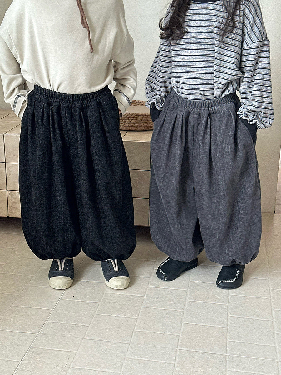 シェニール4色バルーンパンツ