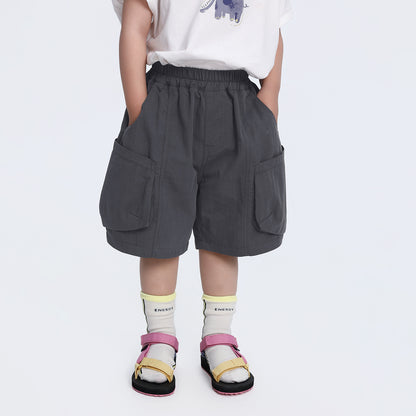 斜め立体大ポケットハーフパンツ