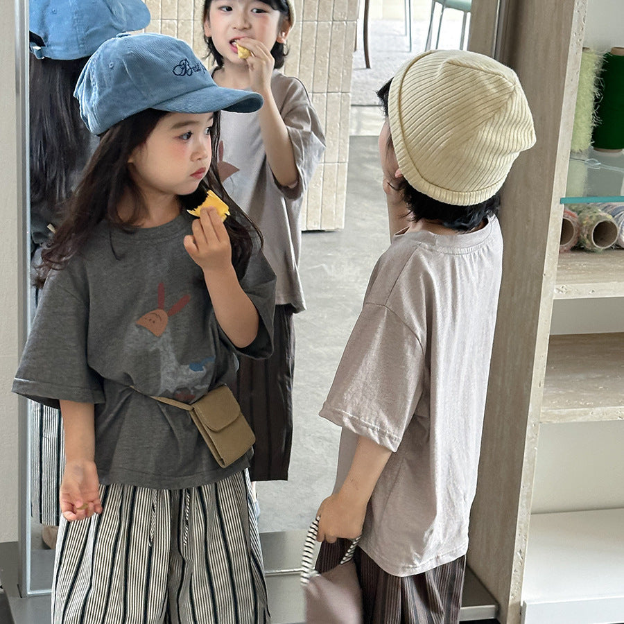 ロバプリント半袖Tシャツ