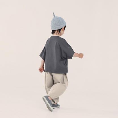 無地シンプル純棉半袖T