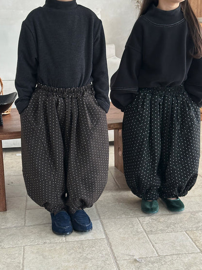 ドット裏ボアバルーンパンツ