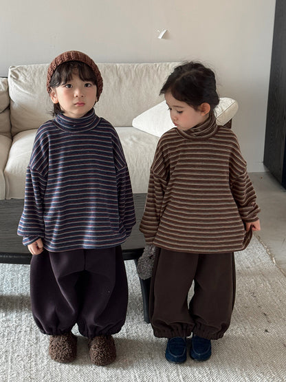 カシミア風ボーダートップス