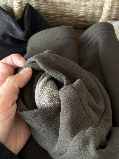 Fleece-lined high-neck inner