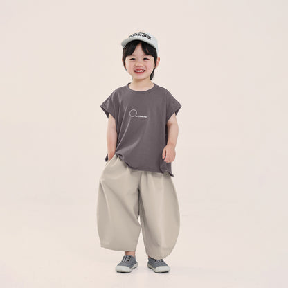 胸元ロゴ薄手タンクトップ