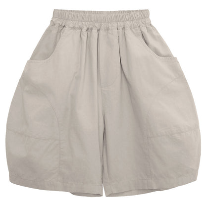 シンプル純綿ショートパンツ