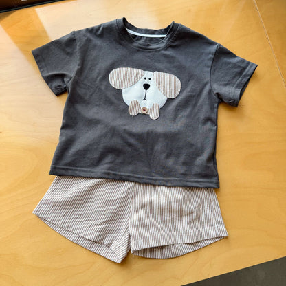 アニマルワッペンTシャツ&ショーツセット