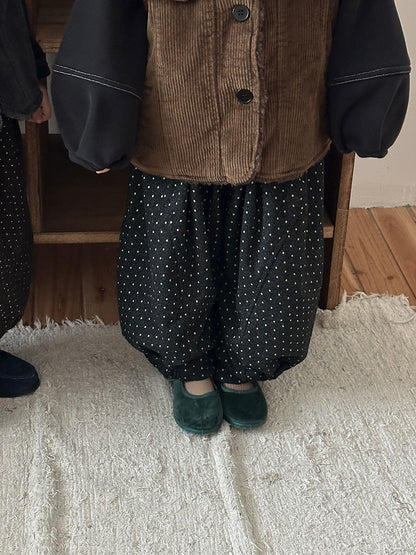 ドット裏ボアバルーンパンツ