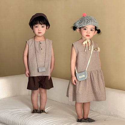 細ストライプタンクトップセット＆ワンピース