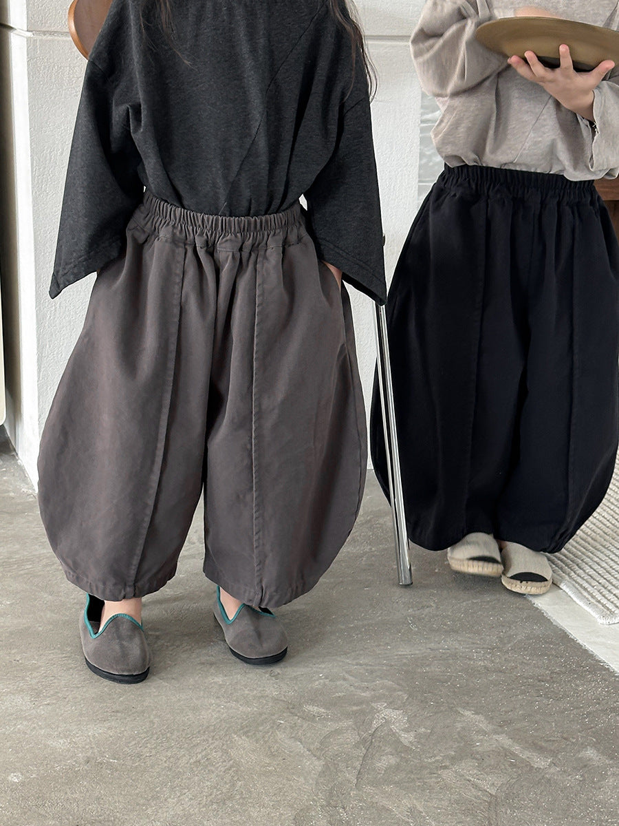 コットンセンタープリーツパンツ