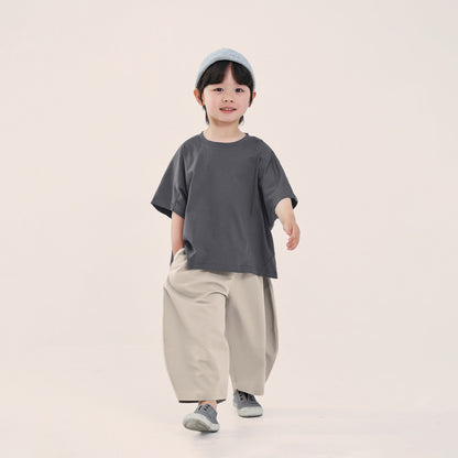 無地シンプル純棉半袖T