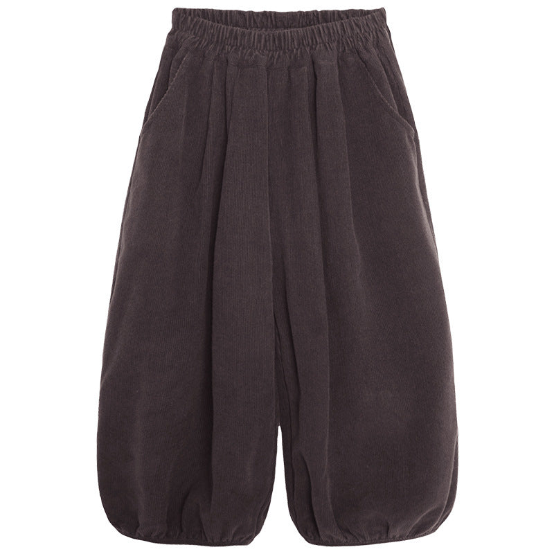 コーデュロイバルーンパンツ