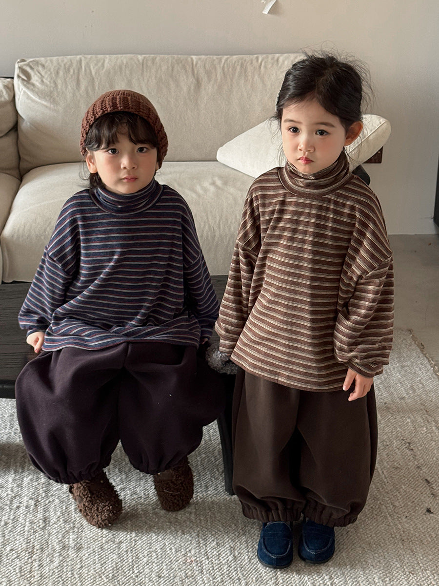 カシミア風ボーダートップス