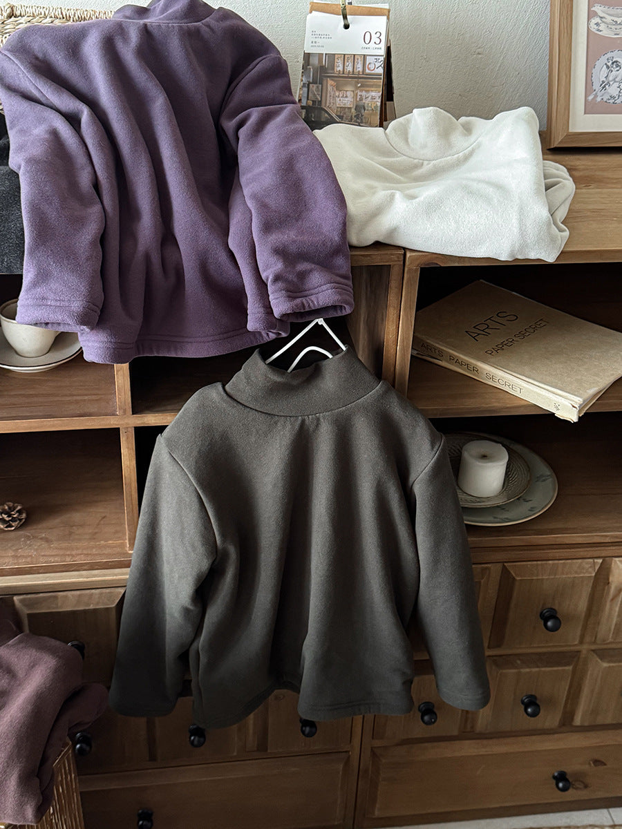 Fleece-lined high-neck inner