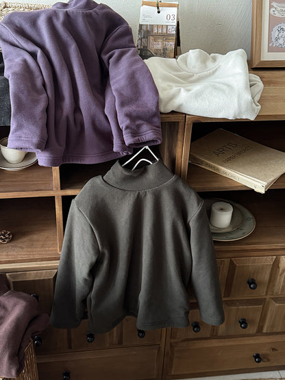 Fleece-lined high-neck inner