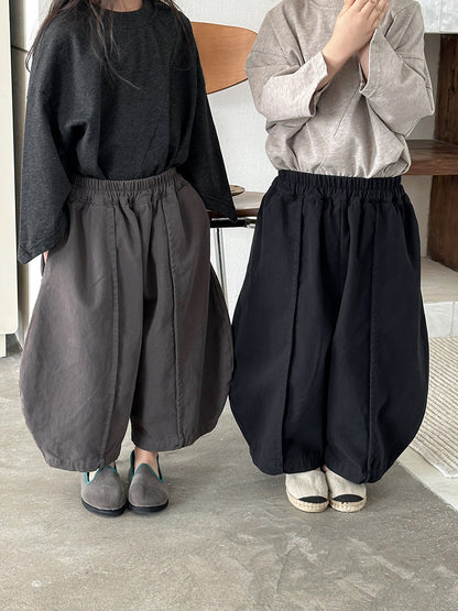 コットンセンタープリーツパンツ