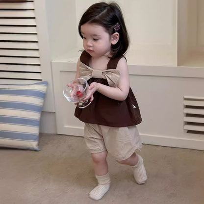 配色リボン上下セット