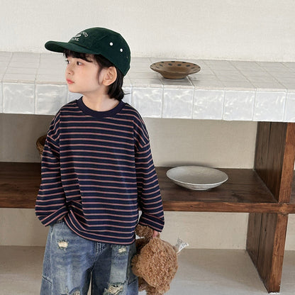 ボーダーカットソー