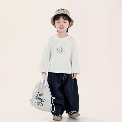 綿100%ベーシックロンT