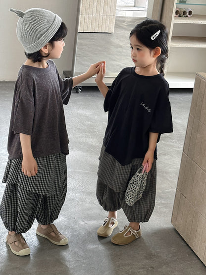裾アシンメトリー半袖T
