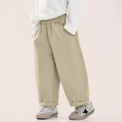 ベーシック綿スラックス