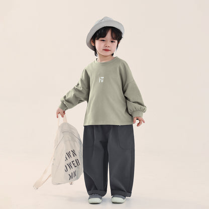 純棉クルーネックTシャツ