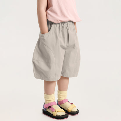 シンプル純綿ショートパンツ