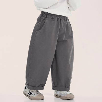 ベーシック綿スラックス