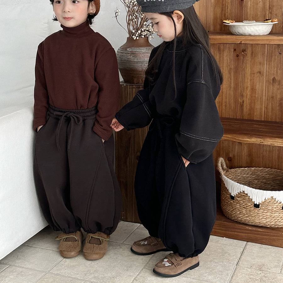 裏ボアスウェットパンツ