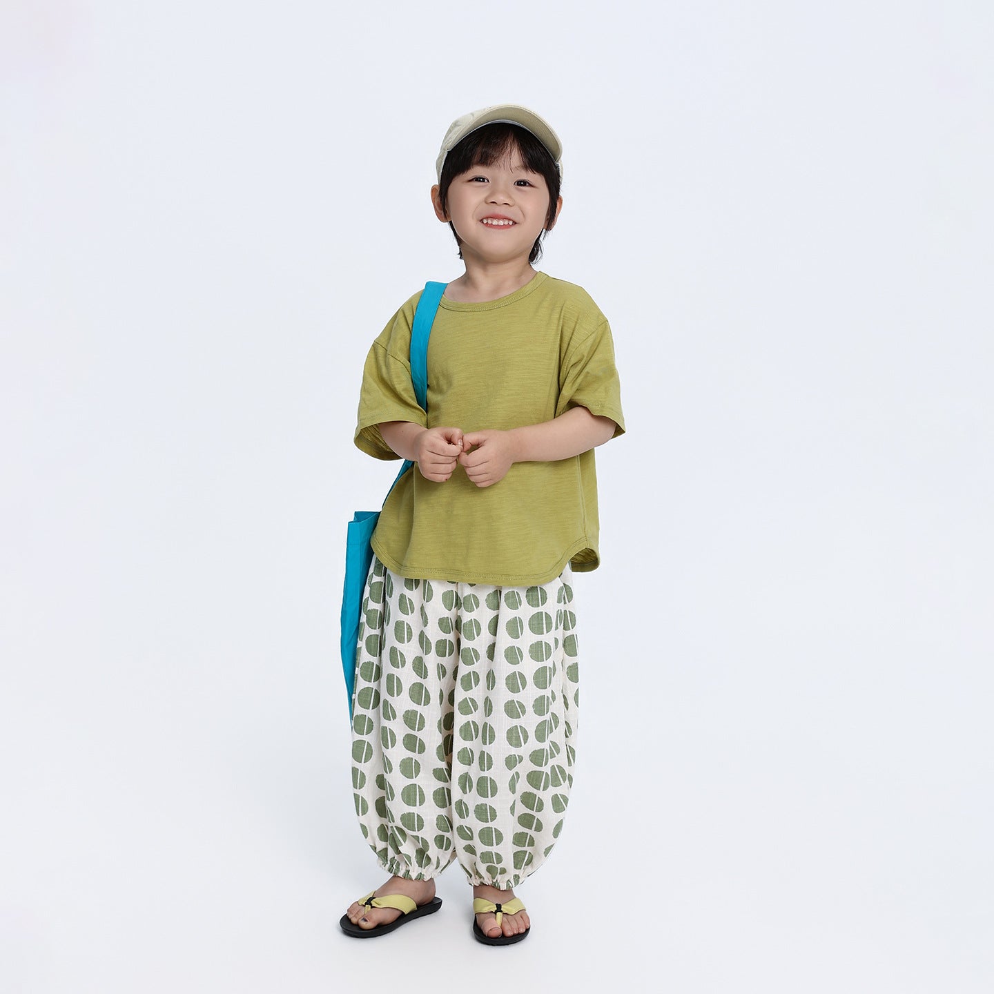 竹節棉コットン半袖T