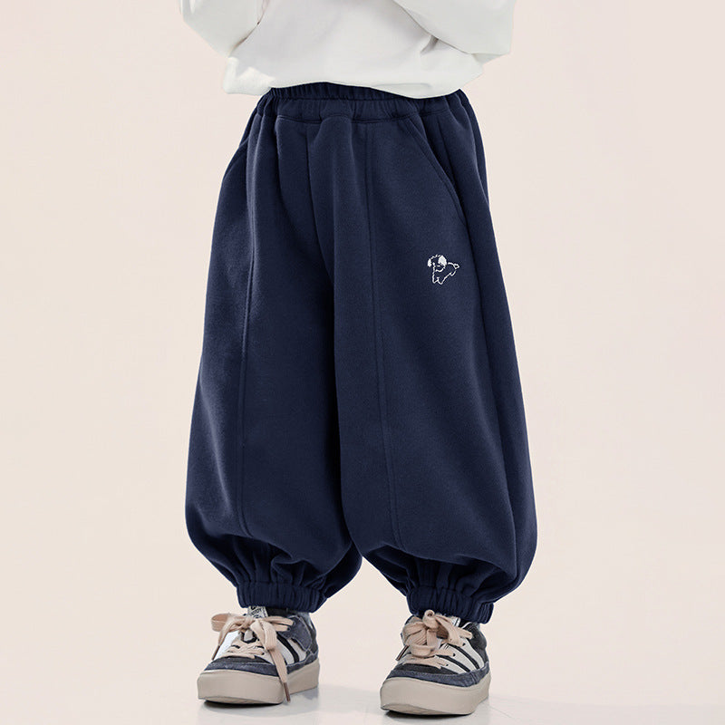 刺繍入りスウェットパンツ