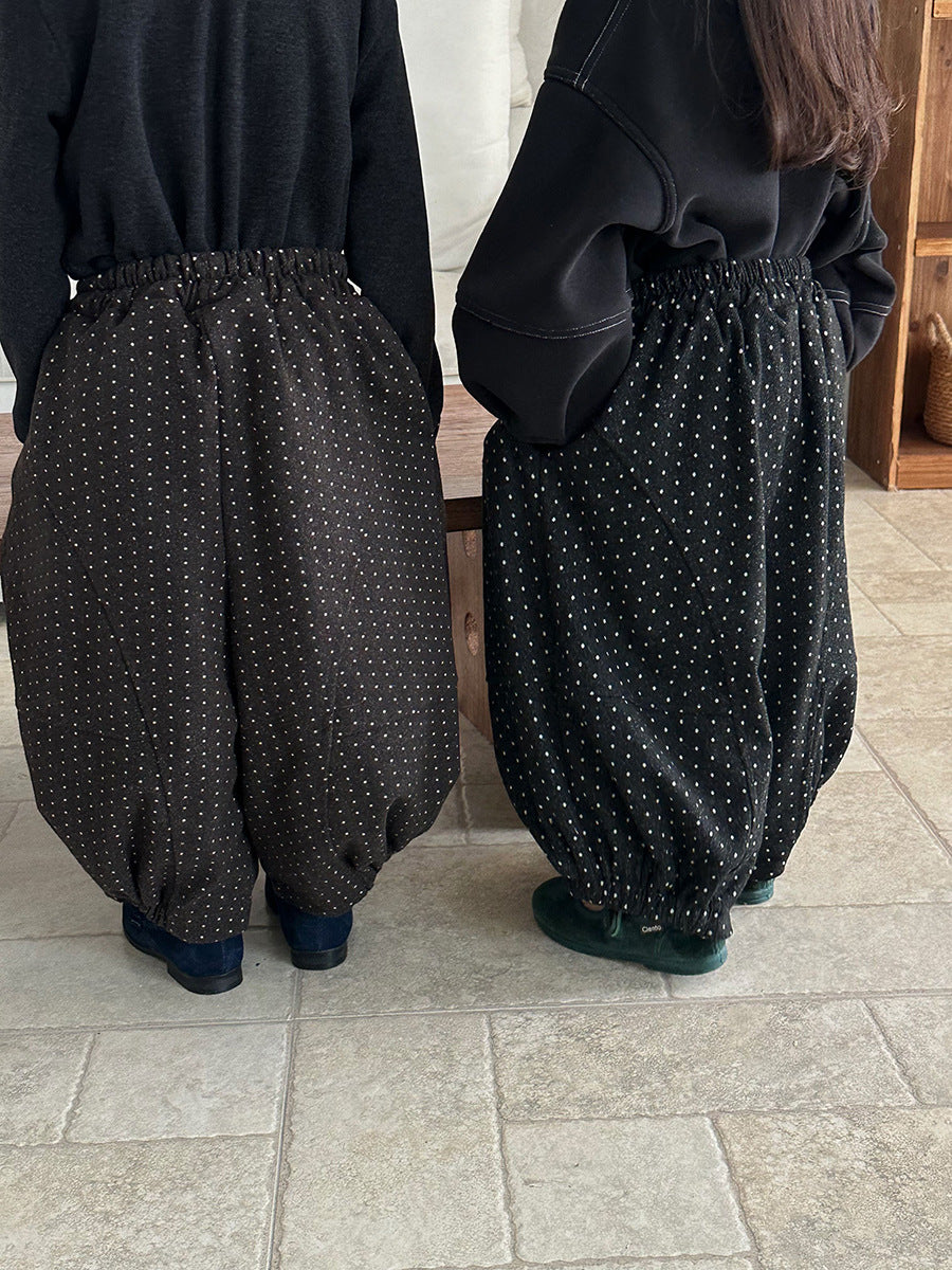 ドット裏ボアバルーンパンツ