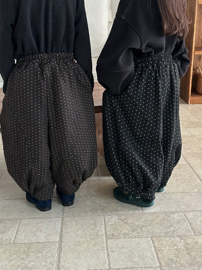 ドット裏ボアバルーンパンツ