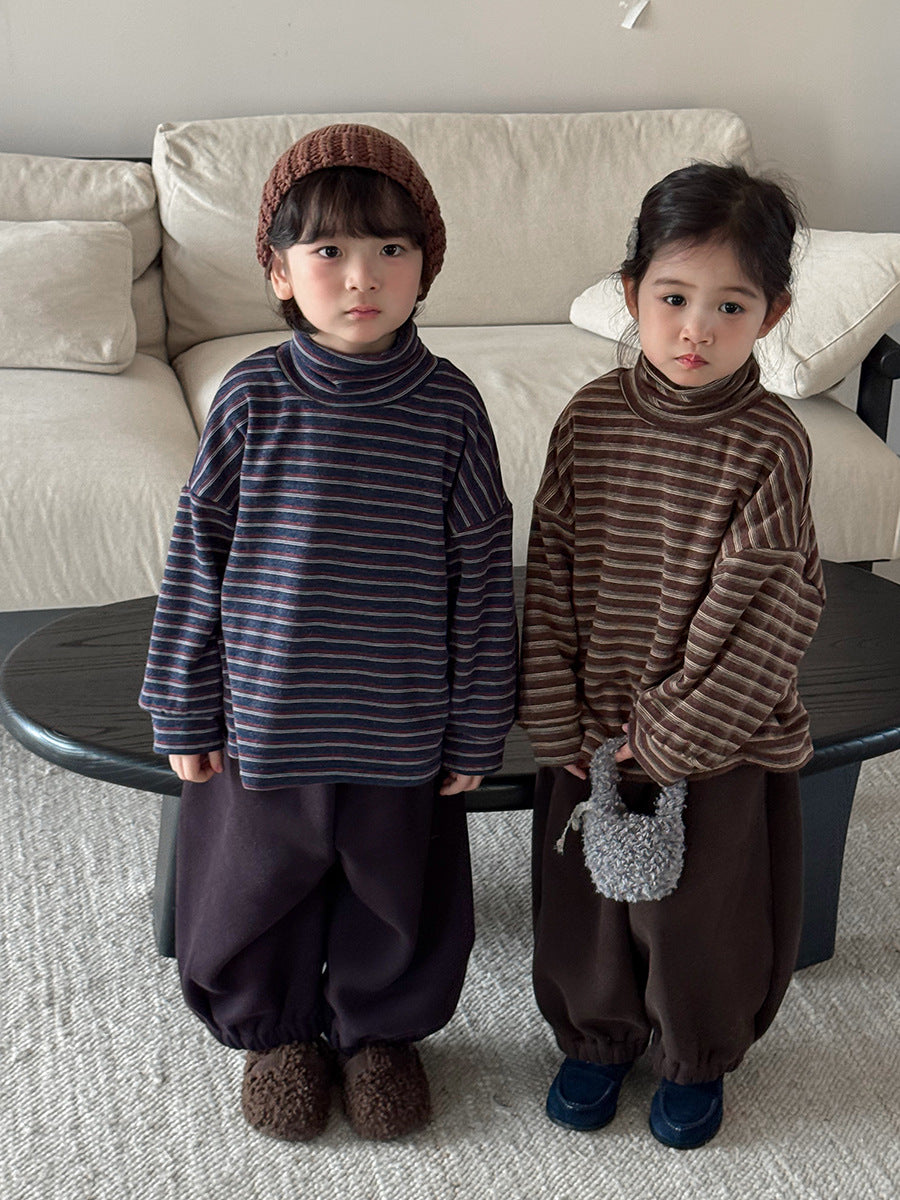 カシミア風ボーダートップス