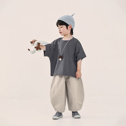 無地シンプル純棉半袖T