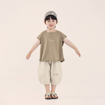 胸元ロゴ薄手タンクトップ