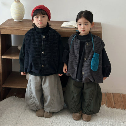 裏ボアワイドシルエットパンツ