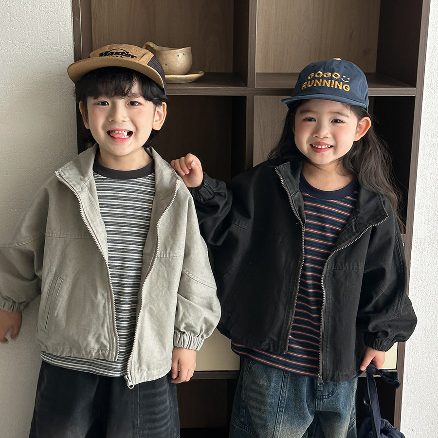 ボーダーカットソー