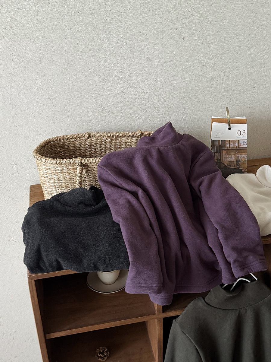 Fleece-lined high-neck inner