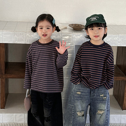 ボーダーカットソー