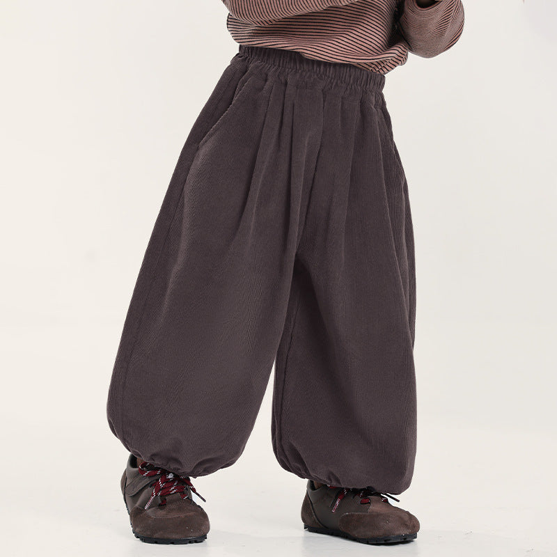 コーデュロイバルーンパンツ