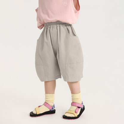 シンプル純綿ショートパンツ