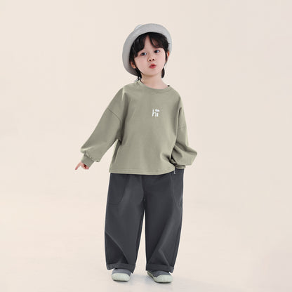 純棉クルーネックTシャツ