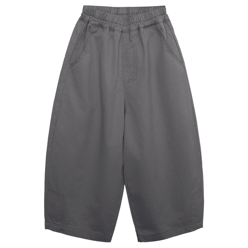 ベーシック綿スラックス