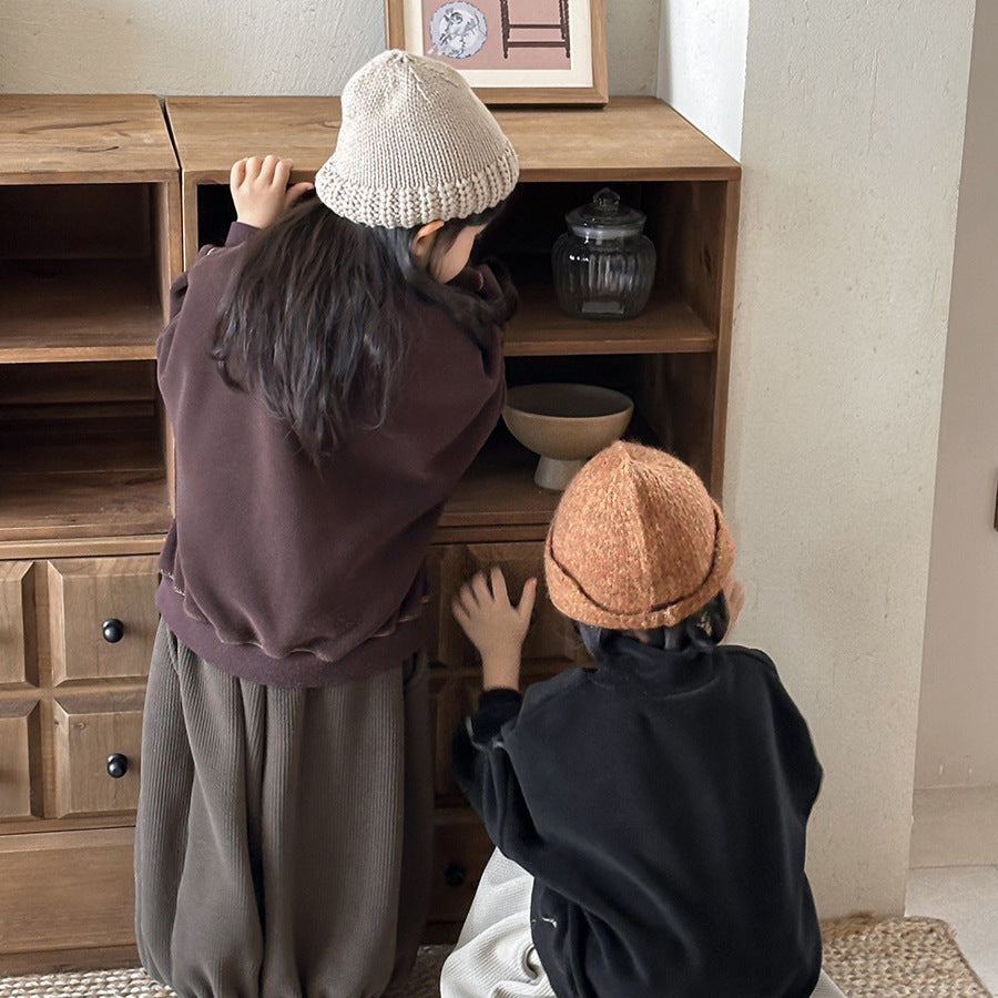 裏ボアステッチスウェット