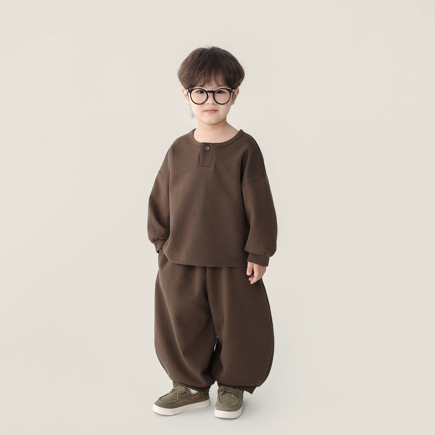 ヘンリーネックスウェットセットアップ