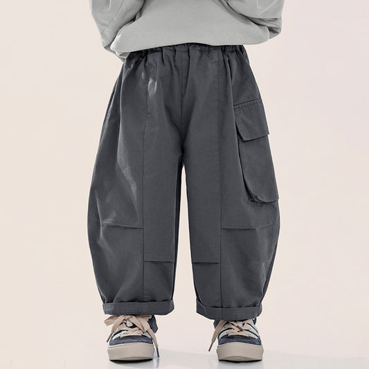 片側ポケットカジュアルパンツ