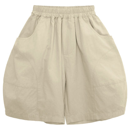 シンプル純綿ショートパンツ